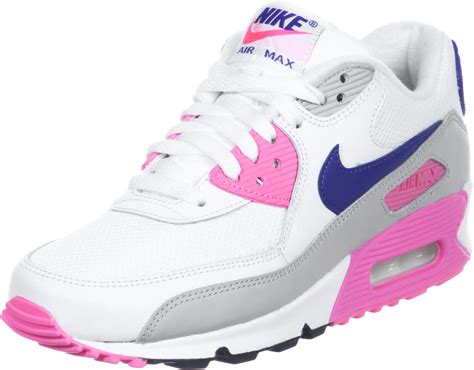 nike air max 90 w schuhe farbe weiß grau pink|Nike Air Max 90.